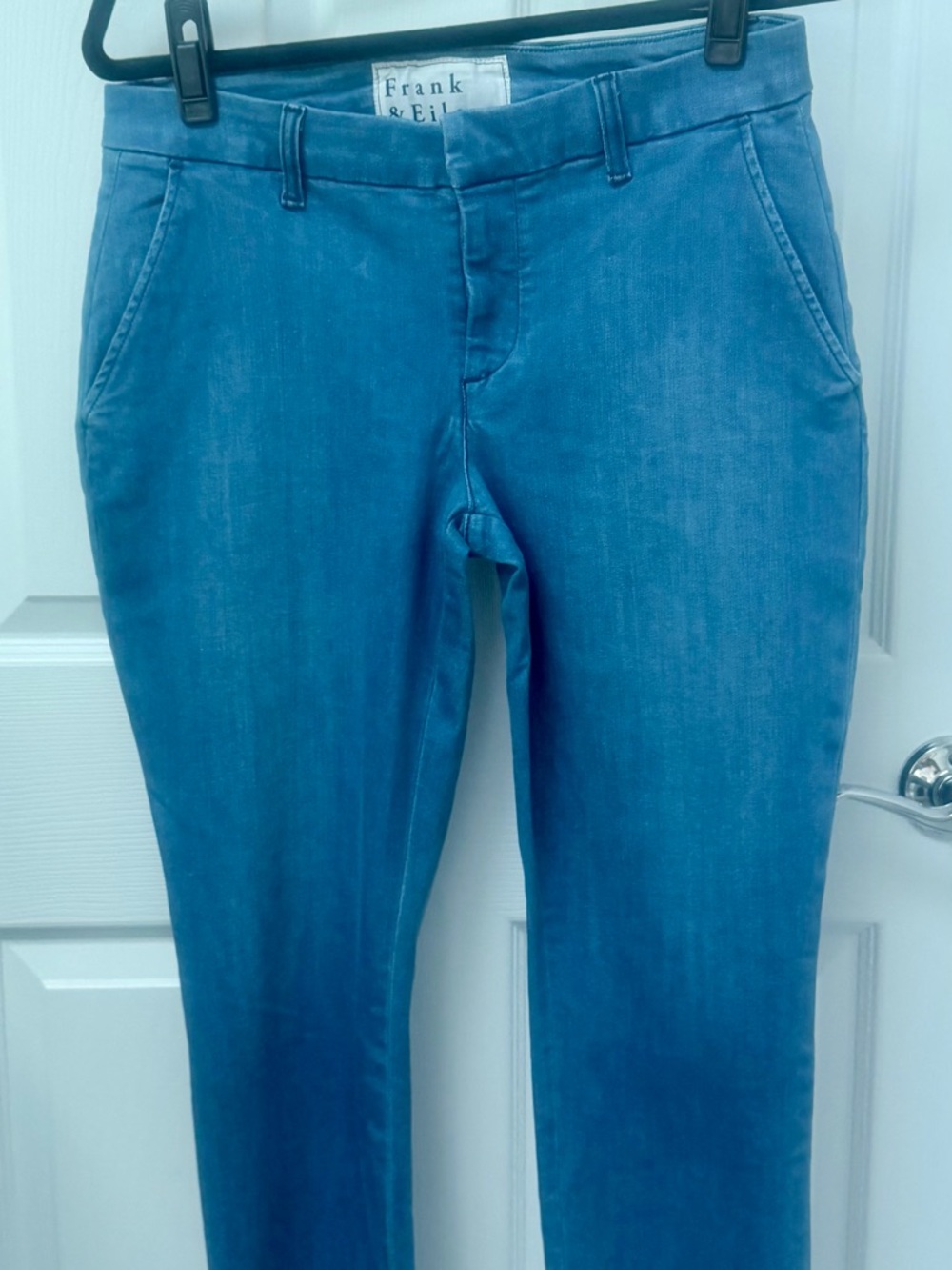 Frank & Eileen Wicklow Italian Jean Chinos in Size 8 - Picture 3 of 4
